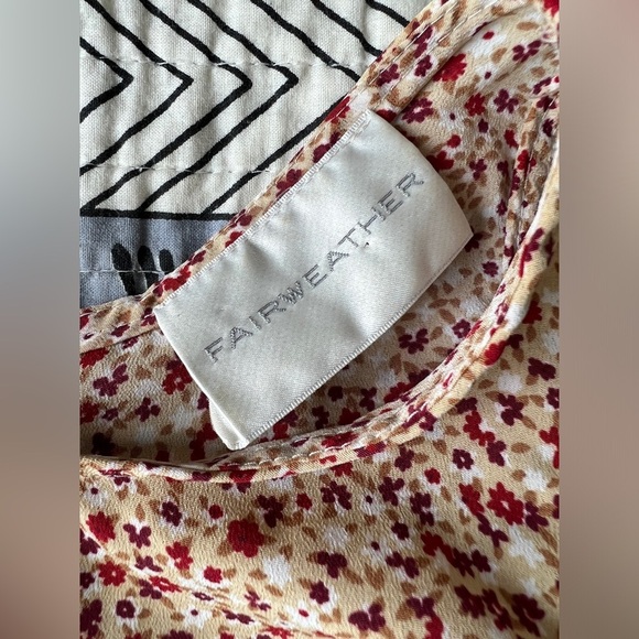 Y2K Fairweather Womens Yellow Shift Mini Euro Summer Garden Girl Preppy Dress S - Picture 3 of 10